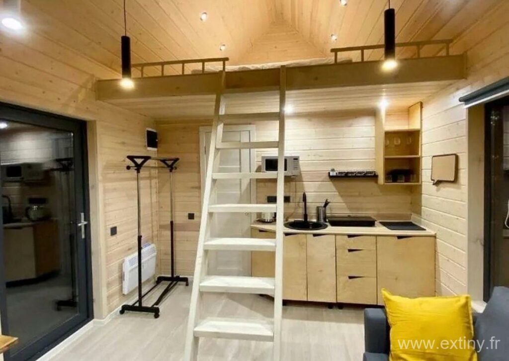 studio de jardin 31m2 intérieur